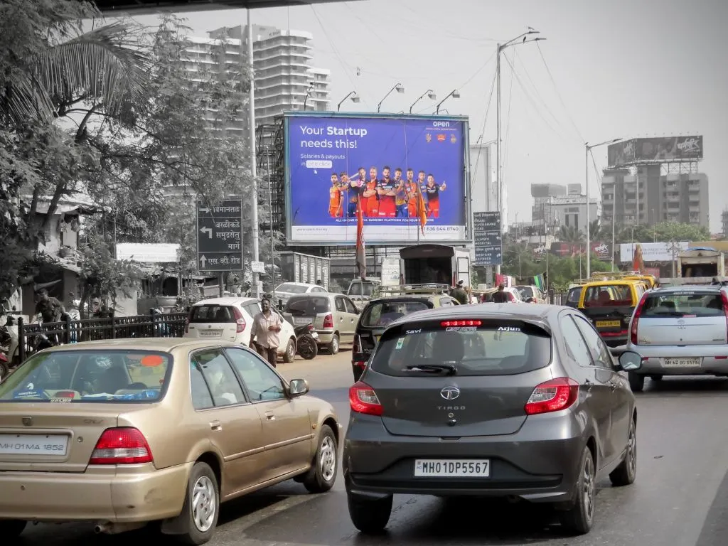 Selvel outdoor advertising hoarding in Pune Hinjewadi IT corridor